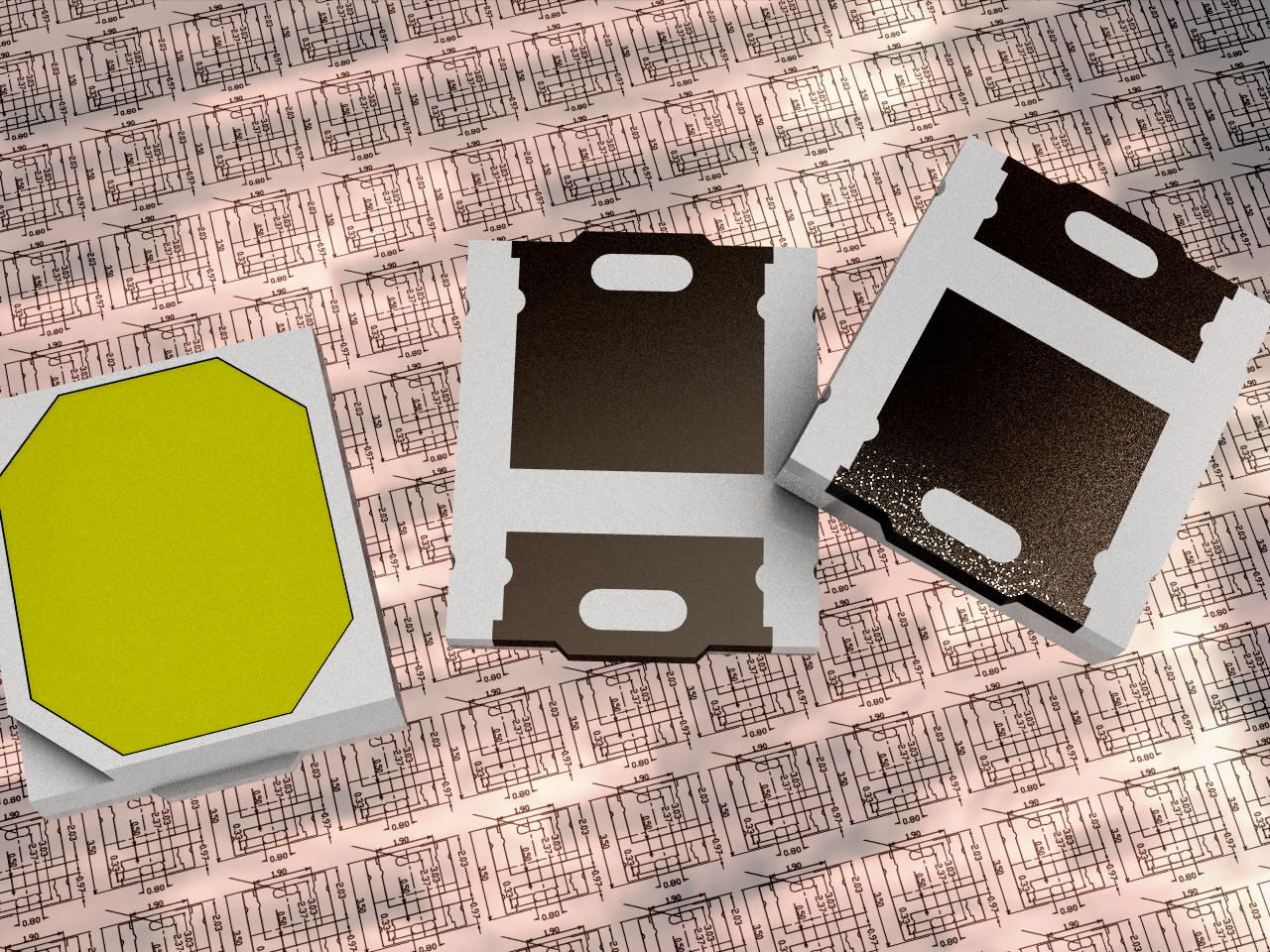 白色2835表面贴装LED